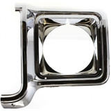 For Chevy C10 Headlight Door 1975 76 77 1978 | Round | Chrome & Painted-Dark Argent (CLX-M0-USA-6732-CL360A70-PARENT1)