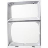 For Chevy K10 / K20 / K30 Headlight Door 1983 1984 | w/ Single Headlamps | Silver (CLX-M0-USA-6738-CL360A71-PARENT1)
