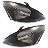 For Dodge Focus Headlight 2003 2004 Halogen | Gray Interior | w/o SVT Model (CLX-M0-USA-F100102-CL360A70-PARENT1)