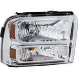 For Ford F-250 / F-350 / F-450 Super Duty Headlight Assembly 2005 2006 2007 Halogen | Excludes Harley-Davidson Model (CLX-M0-USA-F100134-CL360A70-PARENT1)