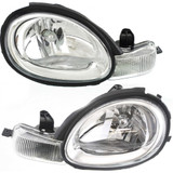 For Dodge Neon Headlight 2000 2001 2002 Halogen Type | Chrome Interior (CLX-M0-USA-20-5690-09-CL360A71-PARENT1)
