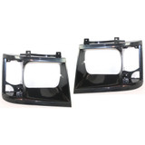 For GMC Safari Headlight Door 1985-1994 | Sealed Beam Type | Black | w/o Trim (CLX-M0-USA-6666-CL360A71-PARENT1)