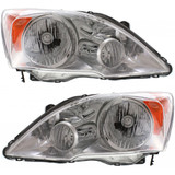 For Honda CR-V Headlight Assembly 2007 08 09 10 2011 | Halogen Type w/o Bulbs (CLX-M0-USA-ARBH100110-CL360A70-PARENT1)