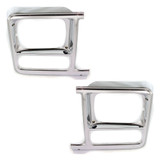 For Chevy K10 / K20 Suburban Headlight Door 1979 1980 | Rectangular | Chrome (CLX-M0-USA-6740-CL360A71-PARENT1)