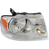 Karparts360 Replacement For Lin-coln Ma-rk LT Headlight Assembly 2006 2007 2008 | w/ Chrome Trim | New Body Style | CAPA (CLX-M0-USA-F100112Q-CL360A71-PARENT1)