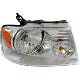 Karparts360 Replacement For Lin-coln Ma-rk LT Headlight Assembly 2006 2007 2008 | w/ Chrome Trim | New Body Style | CAPA (CLX-M0-USA-F100112Q-CL360A71-PARENT1)