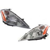 For Nissan Murano Headlight 2003 04 05 06 2007 Halogen | Chrome Interior (CLX-M0-USA-N100126-CL360A70-PARENT1)