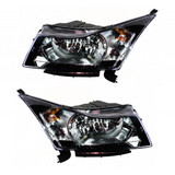 For Chevy Cruze Headlight Assembly 2011 12 13 14 2015 | Halogen | 1st Design | CAPA (CLX-M0-USA-REPC100150Q-CL360A70-PARENT1)