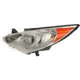For Hyundai Sonata Headlight Assembly 2011 12 13 2014 | Halogen | Type 1 | White Interior (CLX-M0-USA-REPH100132-CL360A70-PARENT1)