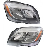 For Mercedes-Benz GLK250 / GLK350 Headlight 2013 2014 2015 Halogen (CLX-M0-USA-RB10010010-CL360A70-PARENT1)