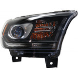 For Dodge Durango Headlight Assembly 2014 15 16 2017 | Halogen | w/o LED Daytime Running Light | Black Interior CAPA (CLX-M0-USA-REPD100172Q-CL360A70-PARENT1)