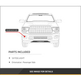 For Chevy Silverado 1500 Fog Light Assembly 2007-2015 | All Cab Types | Excludes 2007 Classic | CAPA (CLX-M0-USA-REPC107542Q-CL360A75-PARENT1)