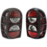 CarLights360: For 2005 2006 Jeep Liberty Tail Light Assembly Black Housing (CLX-M1-332-1932L-US2CR-CL360A1-PARENT1)