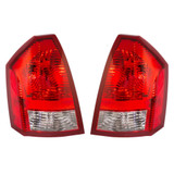 CarLights360: For 2005 2006 2007 Chrysler 300 Tail Light Assembly w/Bulbs DOT Certified (CLX-M1-332-1938L-AF-CL360A1-PARENT1)