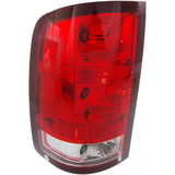 For GMC Sierra 1500 / 2500 SL/SLE/SLT WT Model 2007-2010 1ST Design/Hybrid Tail Light Assembly CAPA Certified (CLX-M1-334-1934L-AC-PARENT1)