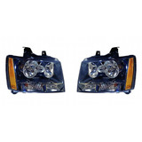 CarLights360: For 2007-2013 Chevy Suburban 2500 Headlight Assembly w/ Bulbs Black Housing-CAPA Certified (CLX-M1-334-1141L-AC2-CL360A3-PARENT1)