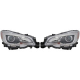 For Subaru Legacy/Outback 2015 2016 2017 Headlight Assembly Black Trim DOT Certified (CLX-M1-319-1127L-AF2-PARENT1)