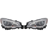 For Subaru Legacy/Outback 2015 2016 2017 Headlight Assembly Black Trim DOT Certified (CLX-M1-319-1127L-AF2-PARENT1)