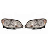 CarLights360: For 2008 09 10 11 2012 Chevy Malibu Headlight Assembly w/ Bulbs - CAPA Certified (CLX-M1-334-1151L-AC-CL360A2-PARENT1)