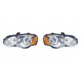 CarLights360: For 2003 2004 2005 Chrysler Sebring Headlight Assembly w/Bulbs (CLX-M1-332-1175L-AS-CL360A1-PARENT1)