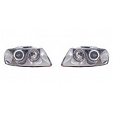 CarLights360: For 2004 2005 2006 2007 VOLKSWAGEN TOUAREG Headlight Assembly w/Bulbs Halogen Type (CLX-M1-340-1119L-AS-CL360A1-PARENT1)
