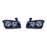 CarLights360: For 2008 2009 2010 Dodge Charger Headlight Assembly w/Bulbs Black Housing DOT Certified (CLX-M1-333-1116L-AFN2-CL360A1-PARENT1)