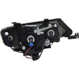 CarLights360: For 2007 2008 Mitsubishi Outlander Headlight Assembly w/ Bulbs Black Housing DOT Certified (CLX-M1-313-1141L-AF2-CL360A1-PARENT1)