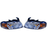 CarLights360: For 2004 2005 2006 Nissan Sentra Headlight Assembly Chrome w/ Bulbs DOT Certified (CLX-M1-314-1150L-AF1-CL360A1-PARENT1)