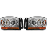 CarLights360: For 2006 Dodge Ram 1500 Headlight Assembly w/Bulbs DOT Certified (CLX-M1-333-1115L-AF1-CL360A1-PARENT1)