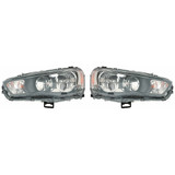 CarLights360: For 2010 11 12 2013 Mitsubishi Outlander Headlight Assembly w/ Bulbs Black Housing DOT Certified (CLX-M1-313-1144L-AF2-CL360A1-PARENT1)