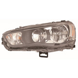 CarLights360: For 2010 11 12 2013 Mitsubishi Outlander Headlight Assembly w/ Bulbs Black Housing DOT Certified (CLX-M1-313-1144L-AF2-CL360A1-PARENT1)