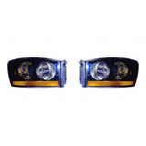 CarLights360: For 2006 Dodge Ram 2500 Headlight Assembly w/Bulbs Black Housing CAPA Certified (CLX-M1-333-1115L-AC2-CL360A2-PARENT1)