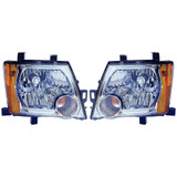 CarLights360: For 2005-2015 Nissan Xterra Headlight Assembly w/ Bulbs CAPA Certified (CLX-M1-314-1160L-AC-CL360A1-PARENT1)