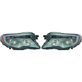 CarLights360: For 2016 2017 2018 Honda Pilot Headlight Assembly w/Bulbs Black Housing DOT Certified (CLX-M1-316-1174L-AF2-CL360A1-PARENT1)