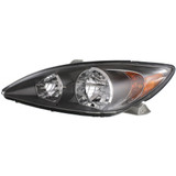 CarLights360: For 2002 2003 2004 Toyota Camry Headlight Assembly w/ Bulbs Black Housing DOT Certified (CLX-M1-311-1156L-AF2-CL360A1-PARENT1)