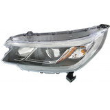 CarLights360: For 2015 2016 Honda CR-V Touring Headlight Assembly w/Bulbs Black Housing DOT Certified (CLX-M1-316-1173L-AF2-CL360A1-PARENT1)
