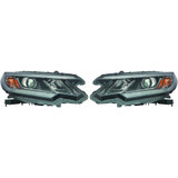CarLights360: For 2015 2016 Honda CR-V Touring Headlight Assembly w/Bulbs Black Housing DOT Certified (CLX-M1-316-1173L-AF2-CL360A1-PARENT1)