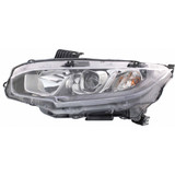 For Honda Civic Sedan/Coupe 2016 2017 Headlight Assembly Halogen EX/EX-L.T/LX DOT Certified (CLX-M1-316-1180L-AF2-PARENT1)