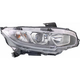 For Honda Civic Sedan/Coupe 2016 2017 Headlight Assembly Halogen EX/EX-L.T/LX DOT Certified (CLX-M1-316-1180L-AF2-PARENT1)