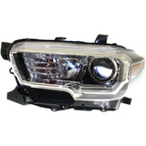 For Toyota Tacoma 2016 2017 Headlight Assembly Halogen w/Led DRL Black DOT Certified (CLX-M1-311-11AEL-AFN2-PARENT1)