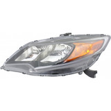 CarLights360: For 2014 2015 Honda Civic Headlight Assembly w/Bulbs Black Housing DOT Certified (CLX-M1-316-1170L-AF2-CL360A1-PARENT1)