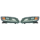 CarLights360: For 2014 2015 Honda Accord Headlight Assembly w/Bulbs CAPA Certified (CLX-M1-316-1167L-ACN3-CL360A1-PARENT1)