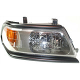 CarLights360: For 2000 2001 2002 2003 2004 MITSUBISHI MONTERO SPORT Headlight Assembly w/Bulbs Black Housing (CLX-M1-313-1131L-AS2-CL360A1-PARENT1)