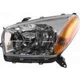 CarLights360: For 2003 Toyota RAV4 Headlight Assembly Chrome w/ Bulbs DOT Certified (CLX-M1-311-1153L-AF-CL360A1-PARENT1)