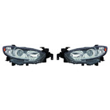 CarLights360: For 2014 2015 2016 2017 2018 Mazda 6 Headlight Assembly Black Housing CAPA Certified (CLX-M1-315-1148L-UC2-CL360A1-PARENT1)