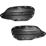 For Mercedes-Benz E550 Fog Light Cover 2014 15 16 2017 | Grille Bezel | Bumper Insert | w/ AMG Styling Package | Convertible/Coupe | Primed (CLX-M0-USA-REPM015548-CL360A71-PARENT1)