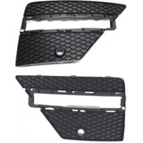 For Mercedes-Benz ML350 / ML550 Fog Light Cover 2012 13 14 2015 Outer | w/ AMG Styling Package | Textured Black (CLX-M0-USA-REPM015552-CL360A70-PARENT1)