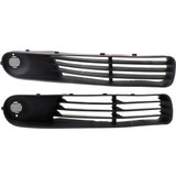For Pontiac G6 Fog Light Cover 2005 06 07 08 2009 | Grille Bezel | Bumper Cover | Outer | Adhesive | Textured Gray | w/o Fog Lights (CLX-M0-USA-REPP070304-CL360A70-PARENT1)