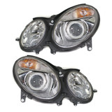 For Mercedes-Benz E350 Headlight Assembly 2006 2007 | Halogen | Sedan / Wagon | CAPA (CLX-M0-USA-REPM100102Q-CL360A72-PARENT1)