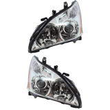 For Lexus RX330 Headlight Assembly 2004 2005 2006 | HID | w/o Adaptive Front Lighting System | w/o Bulbs (CLX-M0-USA-REPL100114-CL360A70-PARENT1)
